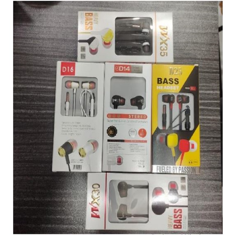 Earphone Multi- Creative Heavy Bass Audio Earphone (6) Earphone Multi- Creative Heavy Bass Audio Earphone