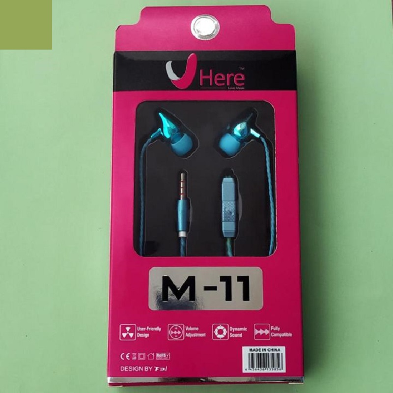 MOKO M-11 VHere M11 Stereo Earphone With Mic (1) MOKO M-11 VHere M11 Stereo Earphone With Mic