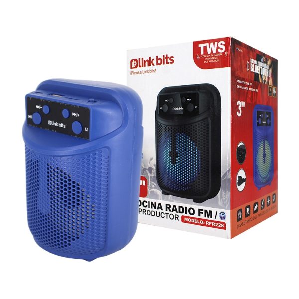 RFR228 Bluetooth, USB, TF Card Supported Colorful Lighting 5W Speaker